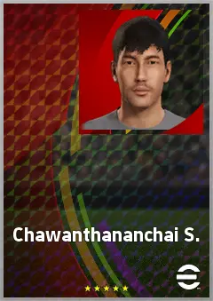 Chawanthananchai S. eFootball 2026 player card, 63 OVR LB