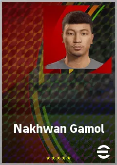 Nakhwan Gamol eFootball 2026 player card, 59 OVR CMF