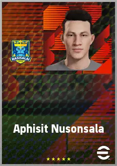 Aphisit Nusonsala eFootball 2026 player card, 65 OVR LB