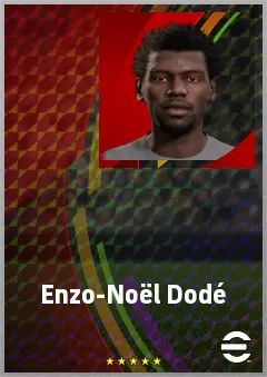 Enzo-Noël Dodé eFootball 2026 player card, 61 OVR LB