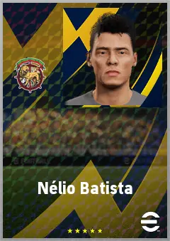 Nélio Batista eFootball 2026 player card, 64 OVR CMF
