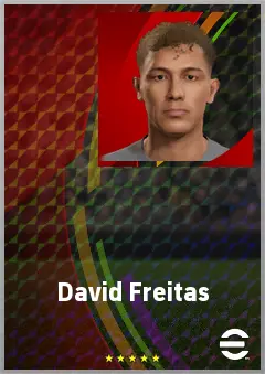 David Freitas eFootball 2026 player card, 64 OVR CB