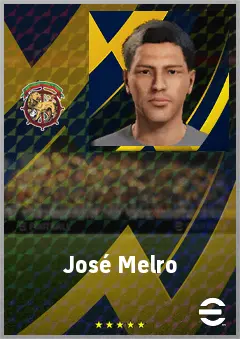 José Melro eFootball 2026 player card, 64 OVR CF