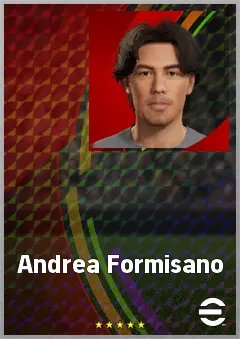 Andrea Formisano eFootball 2026 player card, 60 OVR CMF