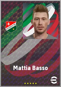 Mattia Basso eFootball 2026 player card, 60 OVR GK