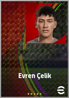 Evren Çelik eFootball 2026 player card, 59 OVR GK