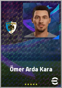 Ömer Arda Kara eFootball 2026 player card, 60 OVR CB
