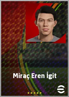 Miraç Eren İgit eFootball 2026 player card, 59 OVR RB