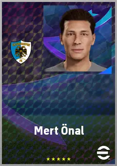 Mert Önal eFootball 2026 player card, 61 OVR CMF