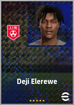 Deji Elerewe eFootball 2026 player card, 67 OVR CB