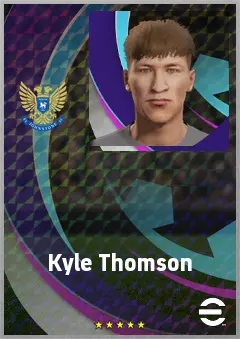 Kyle Thomson eFootball 2026 player card, 58 OVR GK