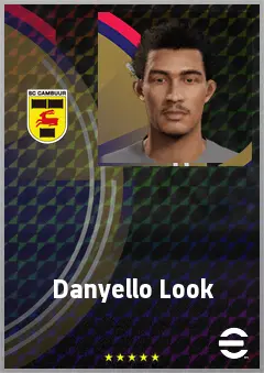 Danyello Look eFootball 2026 player card, 60 OVR LWF