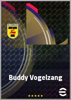 Buddy Vogelzang eFootball 2026 player card, 60 OVR CB
