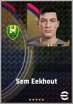 Sem Eekhout eFootball 2026 player card, 62 OVR GK