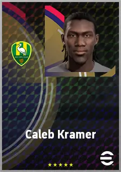 Caleb Kramer eFootball 2026 player card, 64 OVR GK