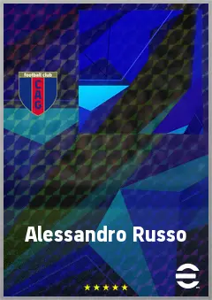 Alessandro Russo eFootball 2026 player card, 64 OVR DMF