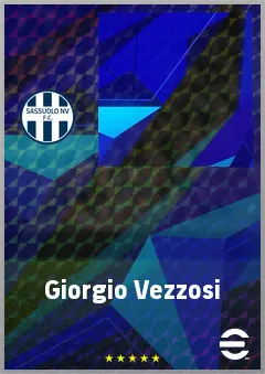 Giorgio Vezzosi eFootball 2026 player card, 64 OVR CB