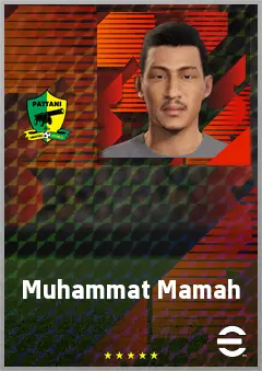 Muhammat Mamah eFootball 2026 player card, 62 OVR GK