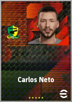 Carlos Neto eFootball 2026 player card, 69 OVR CF