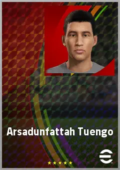 Arsadunfattah Tuengo eFootball 2026 player card, 61 OVR RWF
