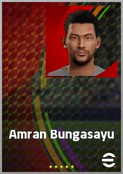 Amran Bungasayu eFootball 2026 player card, 63 OVR GK