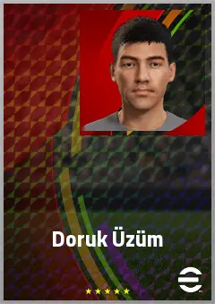 Doruk Üzüm eFootball 2026 player card, 59 OVR CF