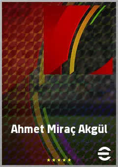Ahmet Miraç Akgül eFootball 2026 player card, 60 OVR CB