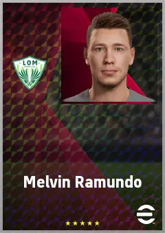 Melvin Ramundo eFootball 2026 player card, 62 OVR GK