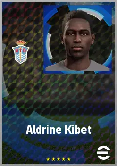 Aldrine Kibet eFootball 2026 player card, 63 OVR CMF