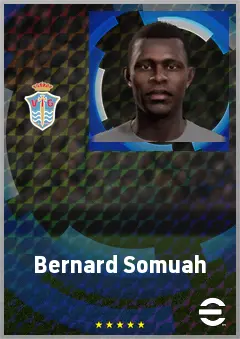 Bernard Somuah eFootball 2026 player card, 67 OVR CF