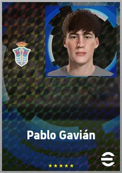 Pablo Gavián eFootball 2026 player card, 65 OVR CB