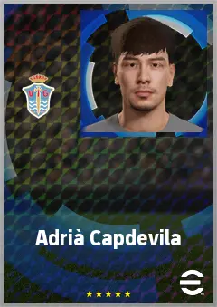 Adrià Capdevila eFootball 2026 player card, 66 OVR CMF