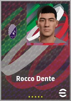 Rocco Dente eFootball 2026 player card, 62 OVR GK