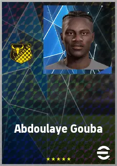 Abdoulaye Gouba eFootball 2026 player card, 61 OVR DMF