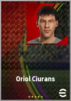 Oriol Ciurans eFootball 2026 player card, 62 OVR GK