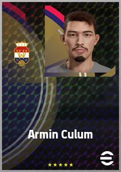Armin Culum eFootball 2026 player card, 66 OVR LWF