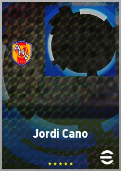 Jordi Cano eFootball 2026 player card, 65 OVR LWF