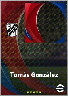 Tomás González eFootball 2026 player card, 59 OVR CB