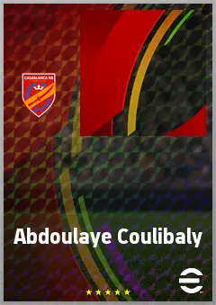 Abdoulaye Coulibaly eFootball 2026 player card, 62 OVR CF