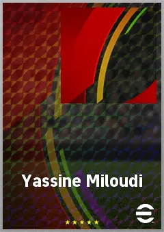 Yassine Miloudi eFootball 2026 player card, 61 OVR CMF