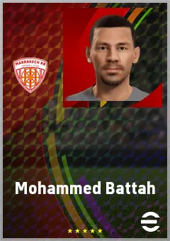 Mohammed Battah eFootball 2026 player card, 63 OVR LB
