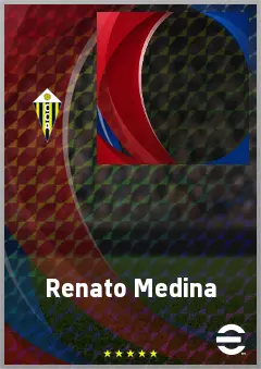 Renato Medina eFootball 2026 player card, 61 OVR RWF
