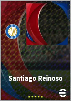 Santiago Reinoso eFootball 2026 player card, 62 OVR CF
