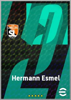 Hermann Esmel eFootball 2026 player card, 68 OVR DMF