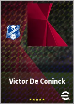 Victor De Coninck eFootball 2026 player card, 61 OVR GK