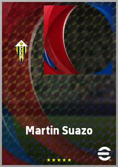 Martin Suazo eFootball 2026 player card, 60 OVR CF