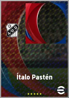 Ítalo Pastén eFootball 2026 player card, 59 OVR DMF