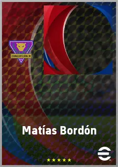Matías Bordón eFootball 2026 player card, 60 OVR CMF