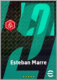 Esteban Marre eFootball 2026 player card, 61 OVR RB