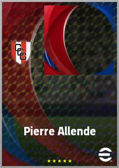 Pierre Allende eFootball 2026 player card, 62 OVR CF